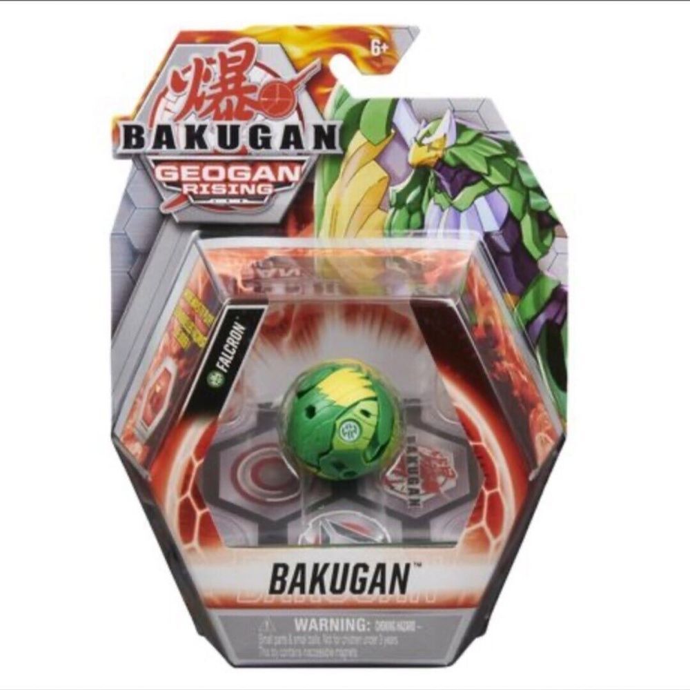 Bakugan Geogan Rising Falcron W/ 2 BakuCores 1 Character Card 1 Gate Card NEW